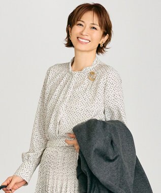 自由区 L 【17号サイズまで展開・カタログ掲載・セットアップ対応】ライトサテン ブラウス