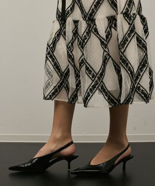 GRACE CONTINENTAL チュールレースワンピース ベージュ