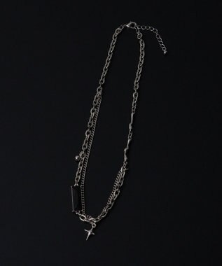 WEGO MモチーフMIXチェーンネックレス 柄3