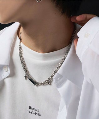 WEGO MモチーフMIXチェーンネックレス 柄3