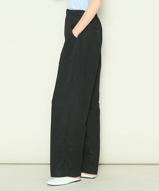 JOSEPH 【洗える】ボイルコットン　ワイドトラウザーズ Black