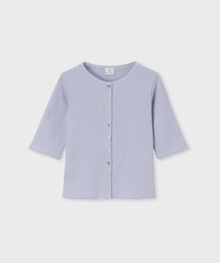 Paul Smith ボーダー ハーフスリーブ カーディガン