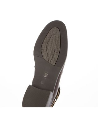 ing <ing>デザインショートブーツ ダークブラウン