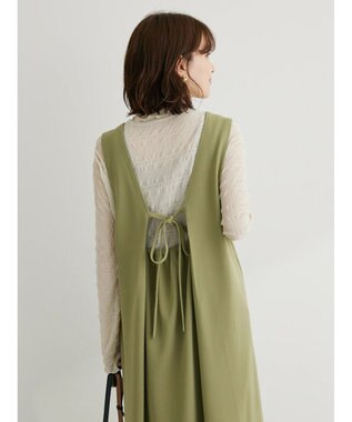 Green Parks ・ＲＡＹ　ＣＡＳＳＩＮ　Ｖネックジャンスカ Khaki