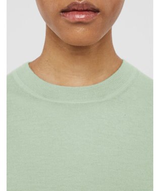 JOSEPH 【洗える】キャッシュエアー　ショートスリーブニット Matcha