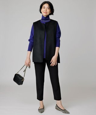 UNFILO ドロストスティックパンツ ブラック系