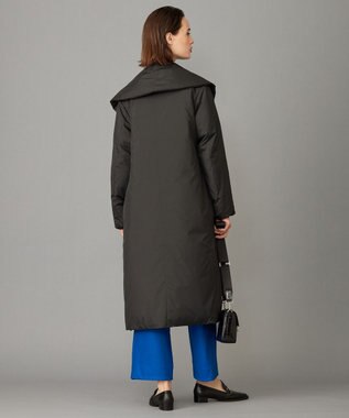 ICB ADSダウン ショールカラーコート ブラック系