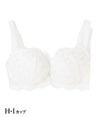 San-ai Resort（三愛水着楽園） エレガントコレクション【2503】単品ブラHIカップ 【背中すっきり】 ホワイト