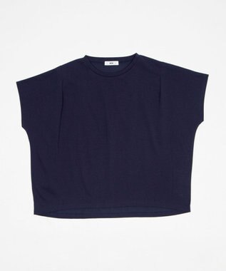 WEGO 【2026春夏新作】接触冷感フレンチスリーブT ネイビー