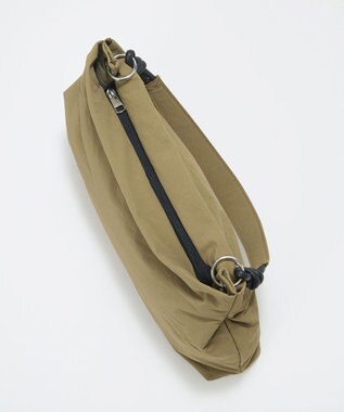 TOPKAPI 【TREASURE TOPKAPI】リンクルナイロン ノット ワンハンドル ショルダーバッグ カーキ