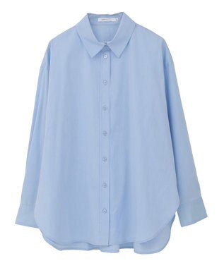 AMERICAN HOLIC 配色レギュラーカラーシャツ Sax