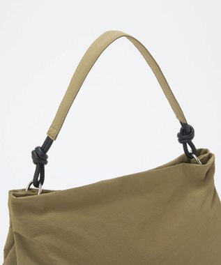 TOPKAPI 【TREASURE TOPKAPI】リンクルナイロン ノット ワンハンドル ショルダーバッグ カーキ