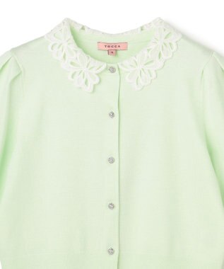 TOCCA 【chayさん着用】MOONLIT MUSE SHORTSLEEVE カーディガン グリーン系