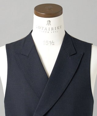 GOTAIRIKU 【ZEGNA/ゼニア】ISLANDFLEECE/アイランドフリース 3ピーススーツ（ネイビー） ネイビー系8