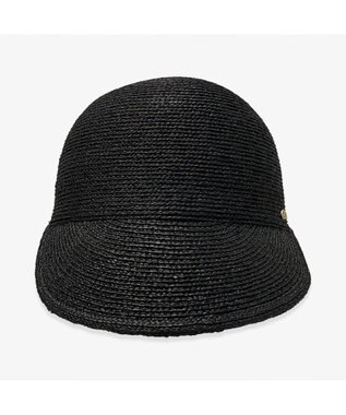 林八百吉商店 un chapeau　ラフィアブレードキャップ ブラック