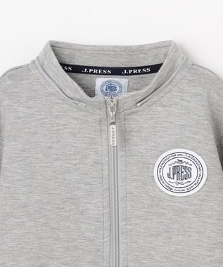 J.PRESS KIDS 【100-130cm】ダンボールニット ロゴ パーカー トップグレー