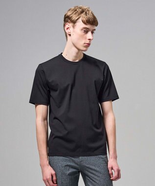 JOSEPH HOMME 【新色追加】ハイゲージベアスムース　クルーネックＴシャツ ブラック系