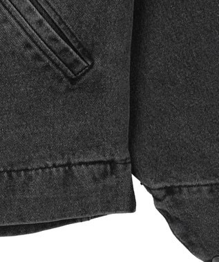 WEGO 【ユニセックス着用ITEM/MLサイズ展開】ワーカーズデニムZIPジャケット デニムブラックソノタ