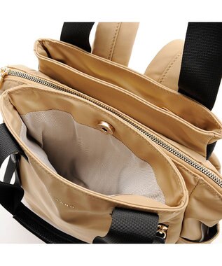 MioFIRANO はっ水軽量ナイロン2WAYリュック　FIRANO フィラノ BEIGE