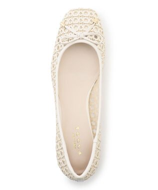TOCCA CROCHET WITH RIBBON PUMPS パンプス アイボリー系