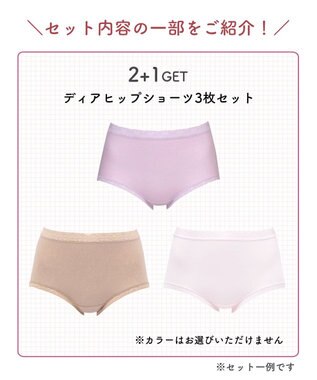 WACOAL 【ディアヒップショーツ】 お得な3枚セット はきこみ丈：ふかめ PPA200 /ワコール その他
