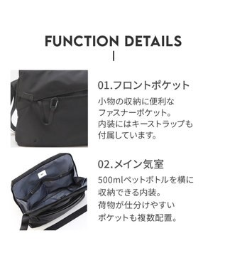 ACE BAGS & LUGGAGE ace. サニ ショルダーバッグ A4サイズ 13.3インチ収納 20403 エース ジェットブラック