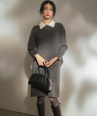 組曲 【加藤ローサさん着用】ハンドバッグ ブラック系