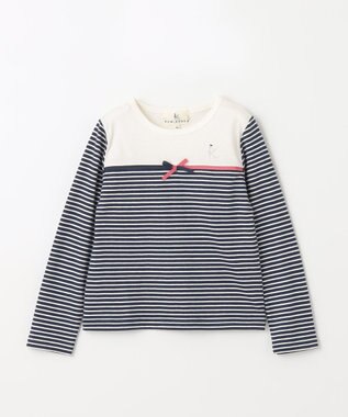 組曲 KIDS 【110-140cm】トリコボーダー Tシャツ ネイビー系1