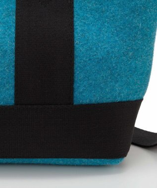 TOPKAPI 【Breath TOPKAPI】イタリアンフェルト ショルダー付 ミニ トートバッグ S ターコイズブルー