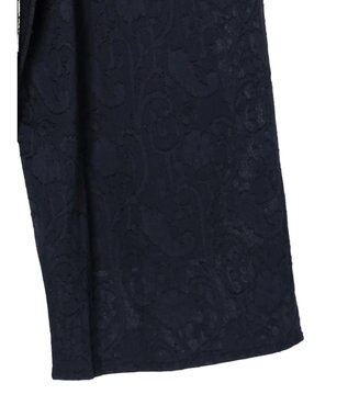 Green Parks インド綿　ジャガードイージーパンツ Navy