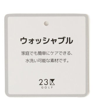 23区GOLF 【MEN】【ウォッシャブル】ハーフジップニットプルオーバー ネイビー系