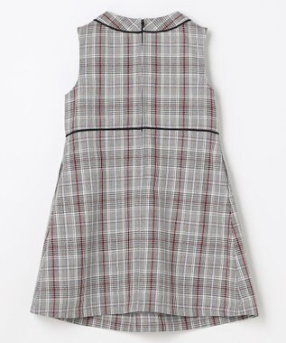 組曲 KIDS 【110-140㎝】グレンチェック ジャンスカ モノトーン