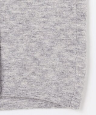 自由区 【WEB限定カラーあり】モヘアニット ジレ ライトグレー系