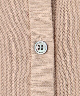 組曲 S 【先行予約】シアーニットVネック カーディガン ベージュ系