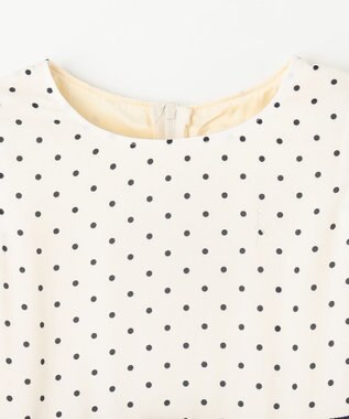 組曲 KIDS 【110-140㎝】ドットシフォン ワンピース オフホワイト系5