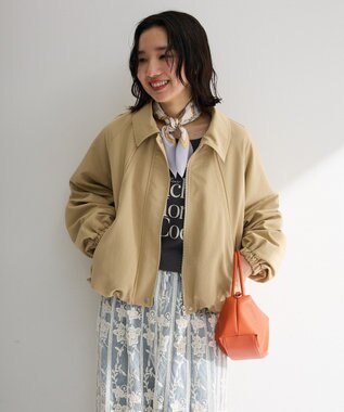 Green Parks リングＳＥＴタッセル柄スカーフ Light Gray