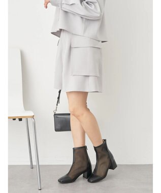 earth music&ecology デザインポケットショートパンツ Light Gray