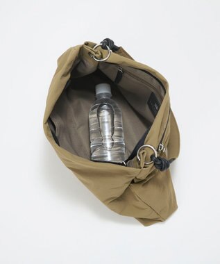 TOPKAPI 【TREASURE TOPKAPI】リンクルナイロン ノット ワンハンドル ショルダーバッグ カーキ