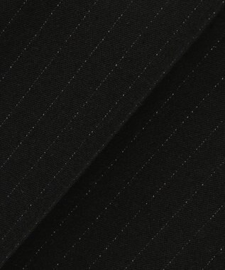 J.PRESS MEN 【J.PRESS ORIGINALS】Wool Silk Angola Chalk Stripes Spindle 1Tuck Piped Stem Slacks / Japan Made ブラック系1