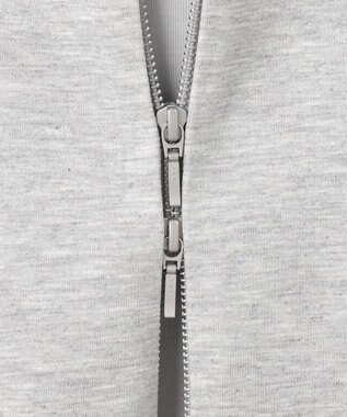 ANY 【洗濯機可/UVケア】ダブルジップパーカー トップグレーラメ