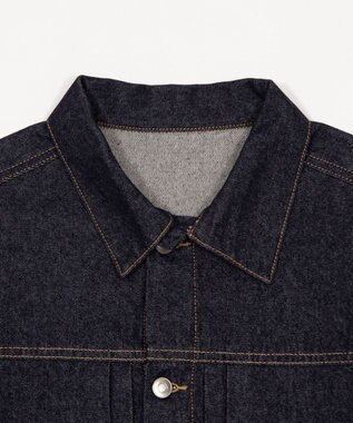 WEGO 【ユニセックス着用ITEM】リジットデニムジャケット デニムブラック