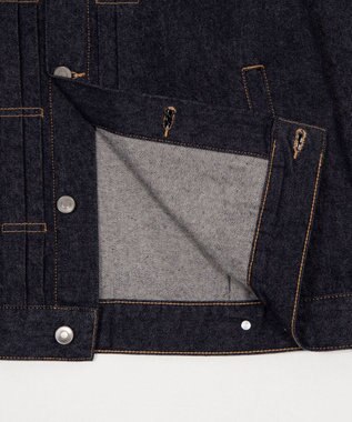 WEGO 【ユニセックス着用ITEM】リジットデニムジャケット デニムブラック