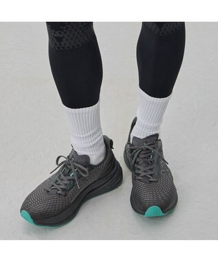 ASICS WALKING ゲルファストウォーク 2E相当 ダークグレー×ガンメタル