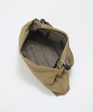 TOPKAPI 【TREASURE TOPKAPI】リンクルナイロン ノット ワンハンドル ショルダーバッグ カーキ