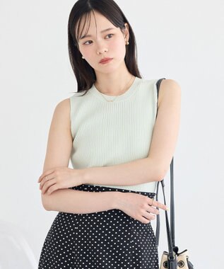 earth music&ecology 前後2WAYスリット釦タンクトップ