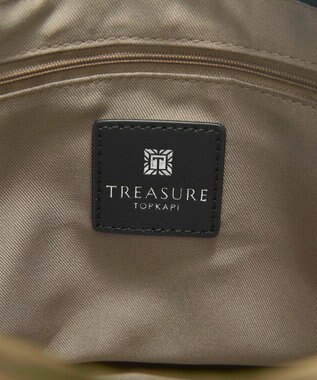 TOPKAPI 【TREASURE TOPKAPI】リンクルナイロン ノット ワンハンドル ショルダーバッグ カーキ