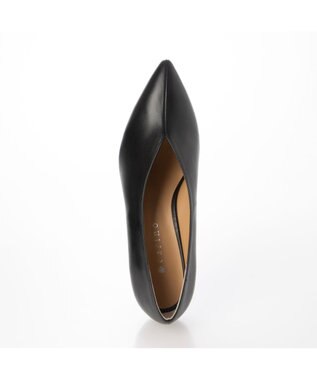 MODE ET JACOMO <carino>カバードポインテッドトゥパンプス ブラック