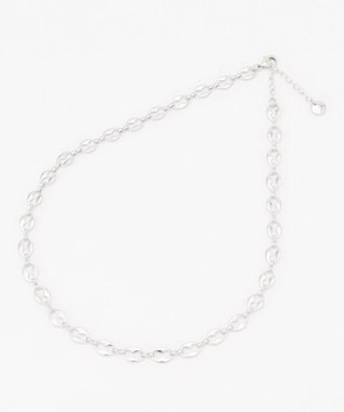 ICB ショートチェーンネックレス シルバー［アイレットチェーン］系