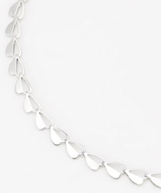ICB ショートチェーンネックレス シルバー［ハートモチーフ］系