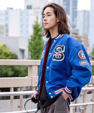 WEGO パテッドワッペンスタジャン ブルー